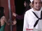Teen and stepmom fucking