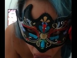 Xania Lombar - Blowjob for my master Xathaniel with my breast milk for lubricant and cumshot in my mouth, I like this, ummmm.